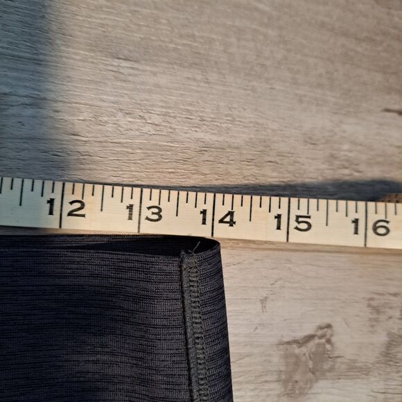 PINK Victoria Secret Bonded Leggings Black Medium Mesh Detail Peach 170/72A - Picture 8 of 12